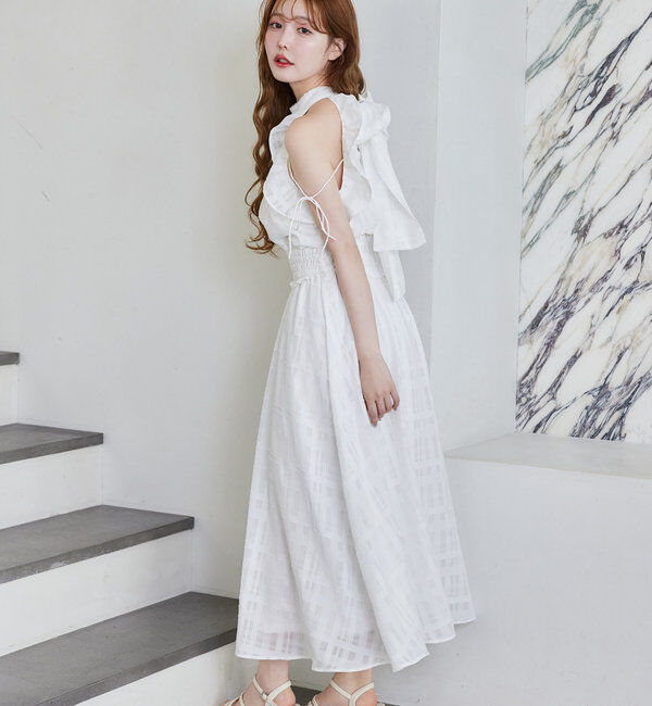  「【Fluffy Romance collection】アメスリロングワンピース」|ワンピース|