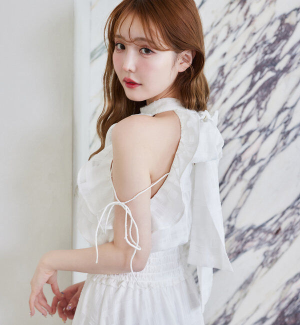  「【Fluffy Romance collection】アメスリロングワンピース」|ワンピース|