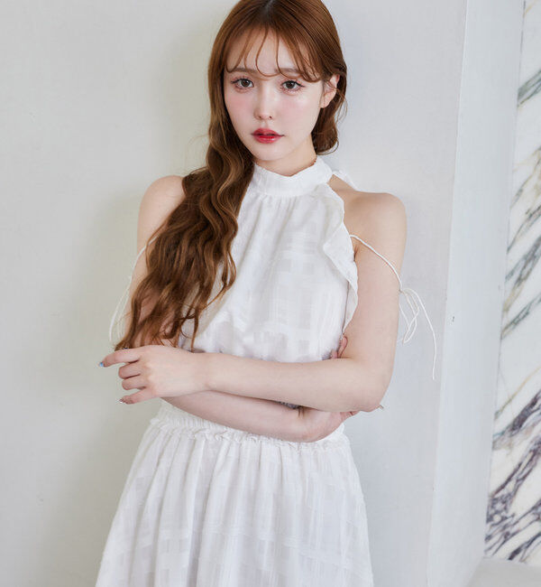  「【Fluffy Romance collection】アメスリロングワンピース」|ワンピース|