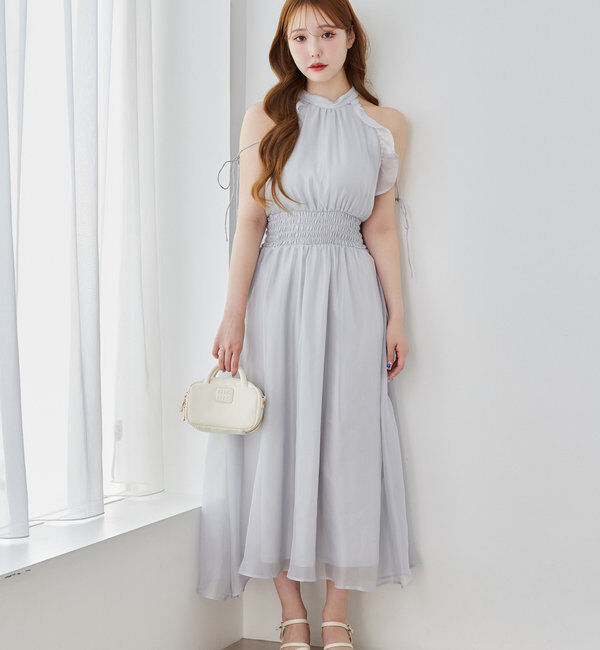  「【Fluffy Romance collection】アメスリロングワンピース」|ワンピース|