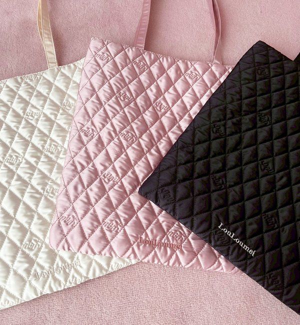  「【LouLoumei】キルティングトートバッグ／推し活にも使える」|トートバッグ|