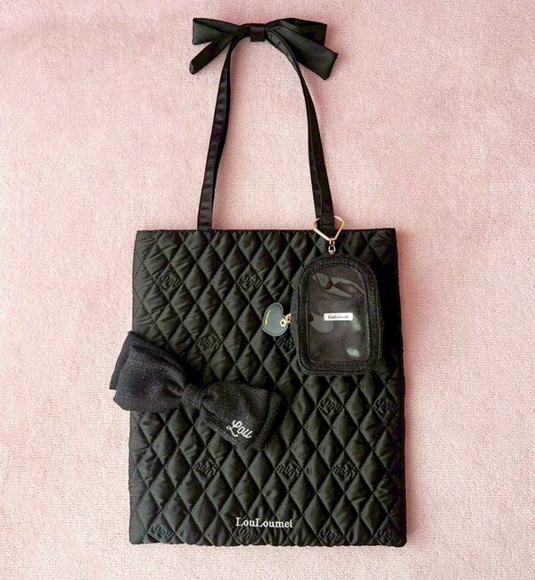  「【LouLoumei】キルティングトートバッグ／推し活にも使える」|トートバッグ|