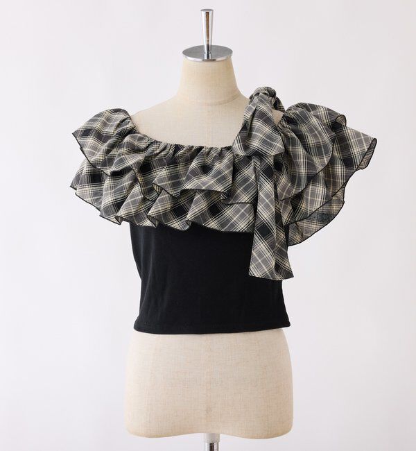  「セットで着れる／ワンショルリボントップス」|プルオーバー|