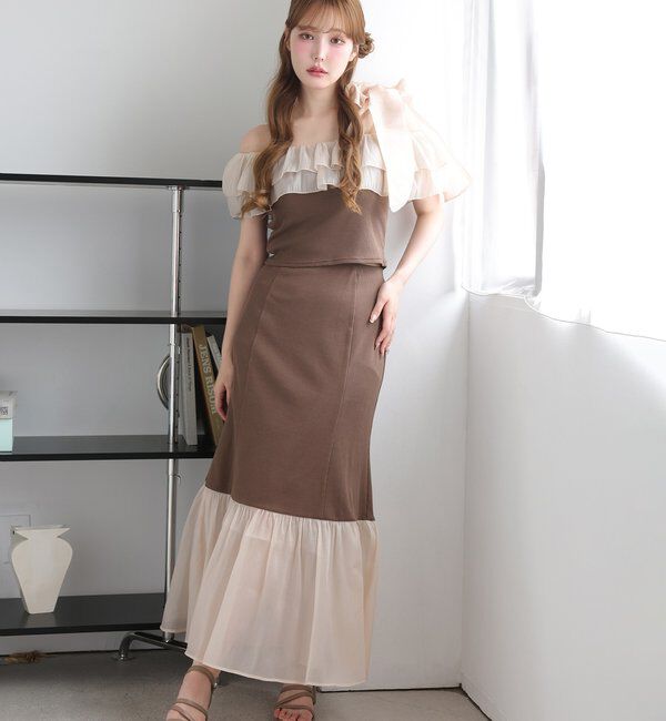  「セットで着れる／ワンショルリボントップス」|プルオーバー|