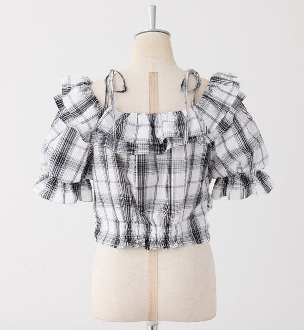  「ドロストフリルブラウス」|シャツ・ブラウス|