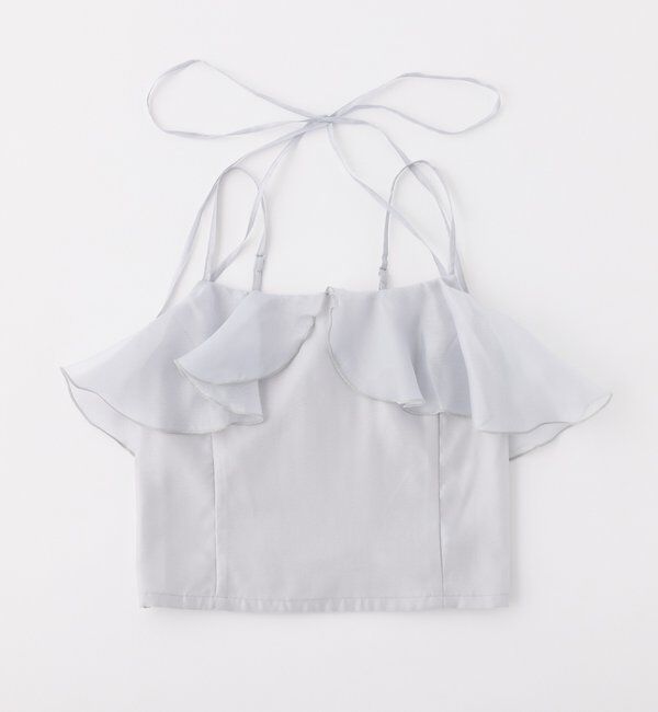  「クロスフリルキャミ」|シャツ・ブラウス|