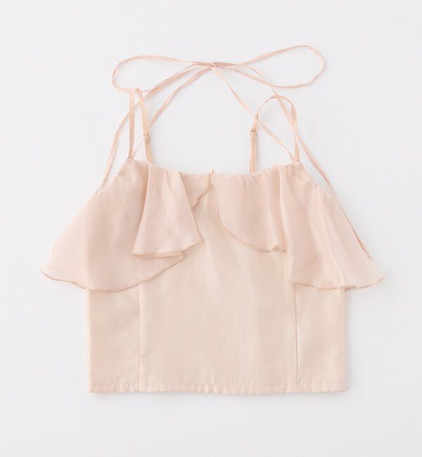  「クロスフリルキャミ」|シャツ・ブラウス|