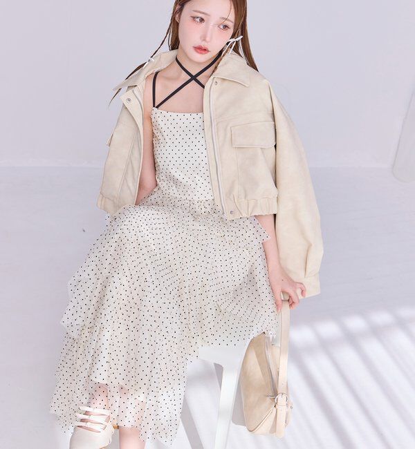  「【WEB限定リバイバル】ティアードチュールワンピース」|ワンピース|