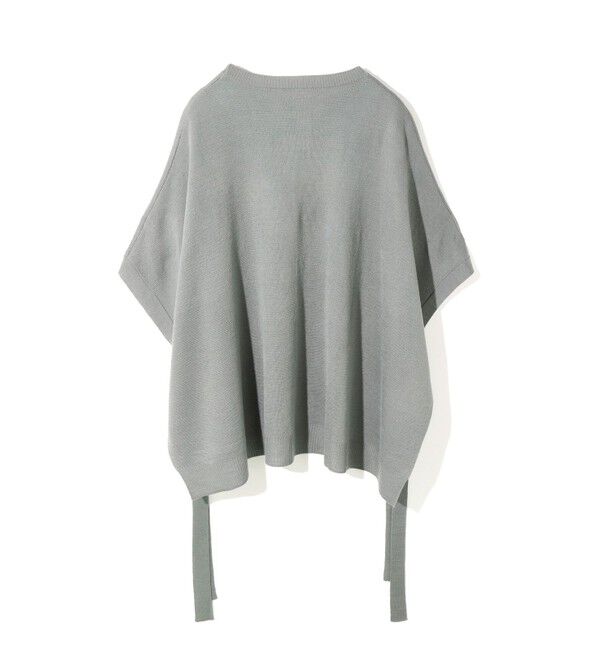 MIDIUMISOLID「MIDIUMISOLID for Ladies サイドリボンポンチョ」|ニット・セーター|