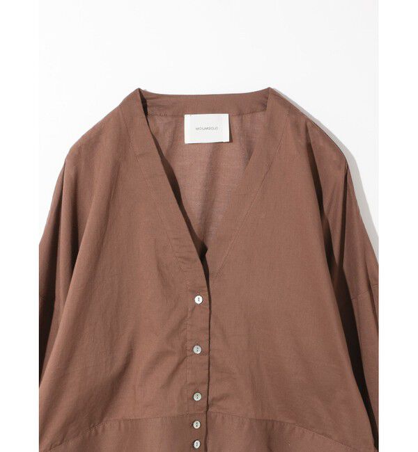 MIDIUMISOLID「MIDIUMISOLID for Ladies シアーVネックCD」|カーディガン|