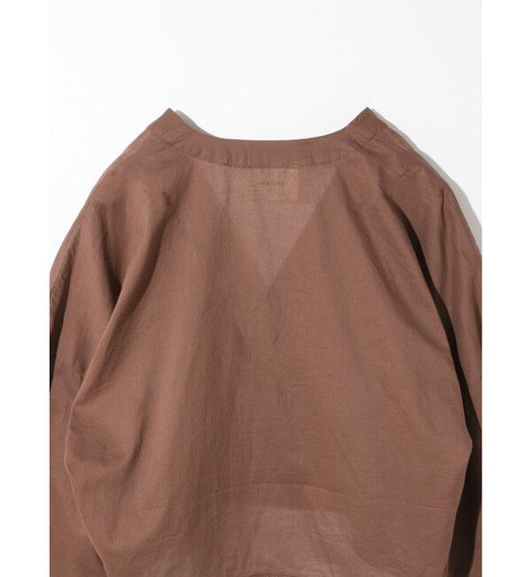 MIDIUMISOLID「MIDIUMISOLID for Ladies シアーVネックCD」|カーディガン|