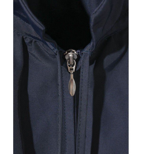 MIDIUMISOLID「MIDIUMISOLID for Ladies コットン/ナイロンスピンドルギャザーブルゾン」|テーラードジャケット|