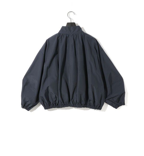 MIDIUMISOLID「MIDIUMISOLID for Ladies コットン/ナイロンスピンドルギャザーブルゾン」|テーラードジャケット|