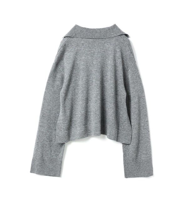 mizuiro ind「mizuiro ind スキッパープルオーバー」|ニット・セーター|