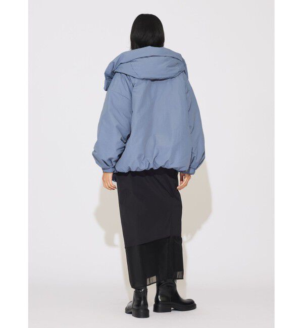 MIDIUMISOLID「MIDIUMISOLID for Ladies フードダウンブルゾン」|テーラードジャケット|