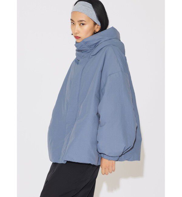 MIDIUMISOLID「MIDIUMISOLID for Ladies フードダウンブルゾン」|テーラードジャケット|