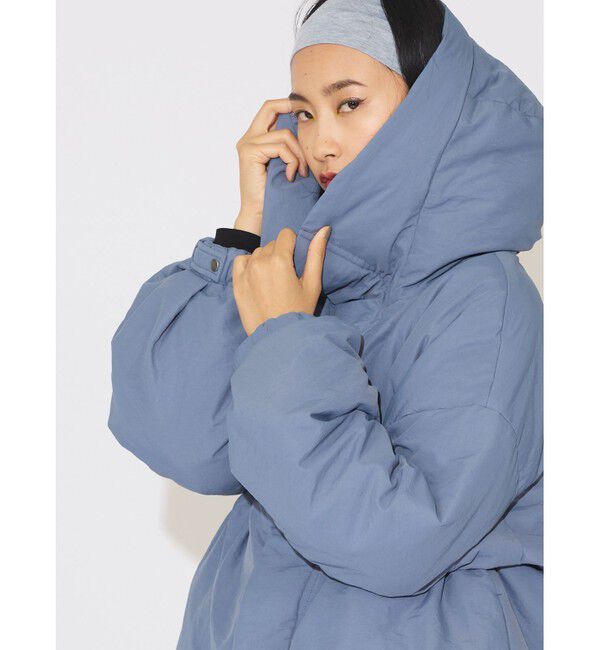 MIDIUMISOLID「MIDIUMISOLID for Ladies フードダウンブルゾン」|テーラードジャケット|