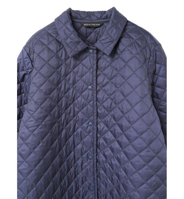 mizuiro ind「mizuiro ind キルティングフレアコート」|その他|