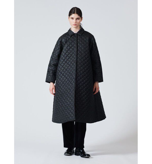 mizuiro ind「mizuiro ind キルティングフレアコート」|その他|