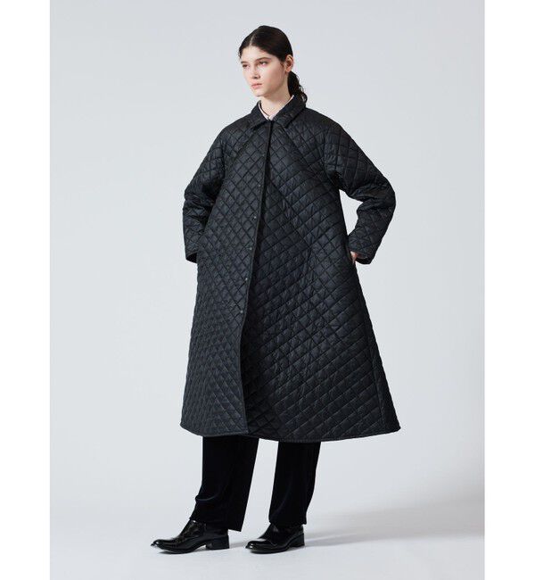 mizuiro ind「mizuiro ind キルティングフレアコート」|その他|