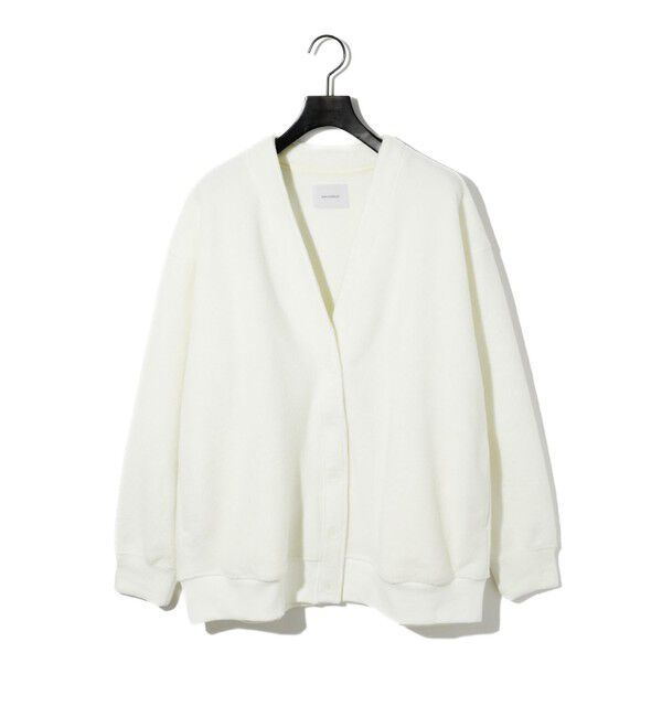 MIDIUMISOLID「MIDIUMISOLID for Ladies フリースカーディガン」|カーディガン|オフホワイト