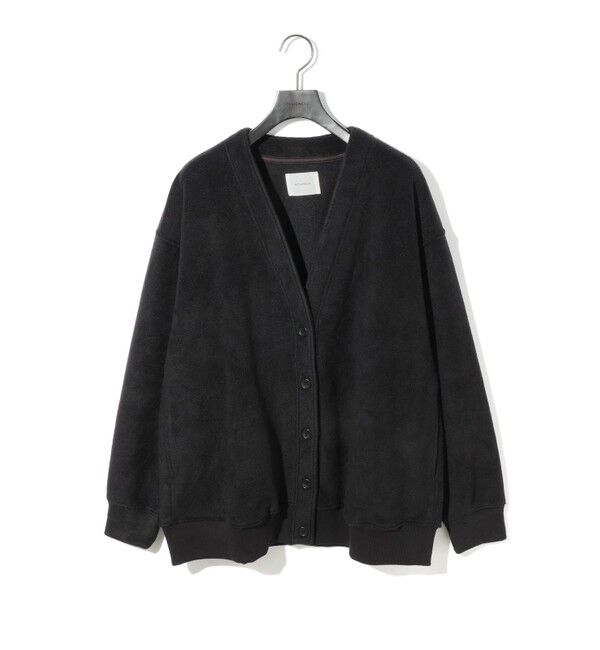 MIDIUMISOLID「MIDIUMISOLID for Ladies フリースカーディガン」|カーディガン|ブラック