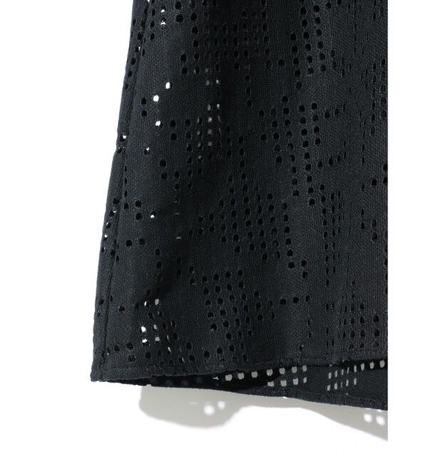 MIDIUMISOLID「MIDIUMISOLID for Ladies レースボウタイノースリーブブラウス」|シャツ・ブラウス|