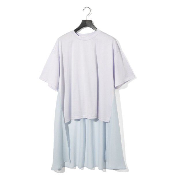 MIDIUMISOLID「MIDIUMISOLID for Ladies ウーブンコンビネーションT」|Tシャツ・カットソー|