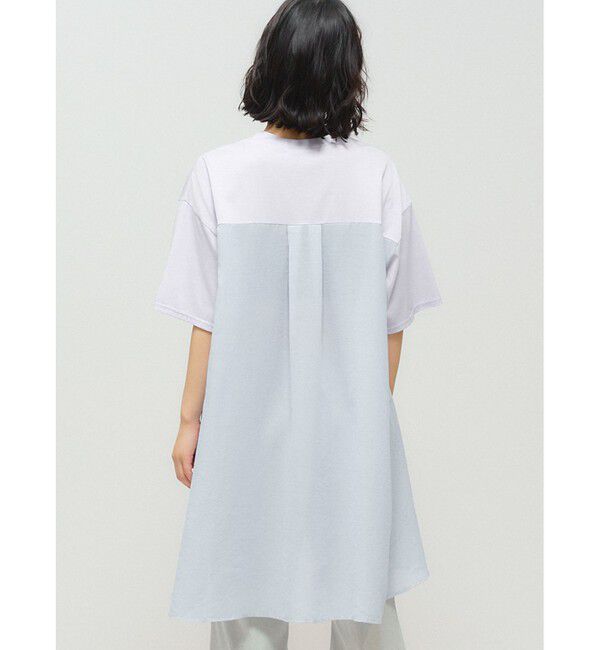 MIDIUMISOLID「MIDIUMISOLID for Ladies ウーブンコンビネーションT」|Tシャツ・カットソー|