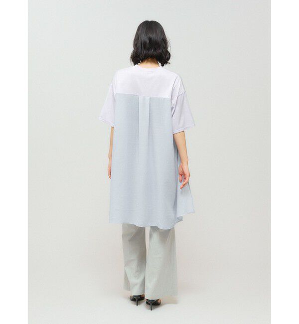 MIDIUMISOLID「MIDIUMISOLID for Ladies ウーブンコンビネーションT」|Tシャツ・カットソー|