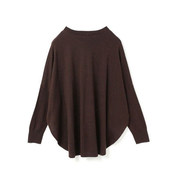 mizuiro ind「mizuiro ind フロントシームコクーンプルオーバー」|ニット・セーター|