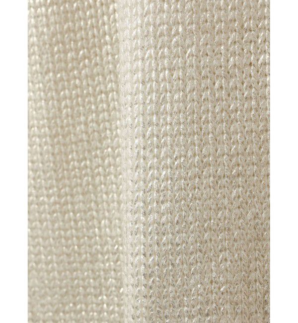 mizuiro ind「mizuiro ind 箔プリントハイネックベスト」|ニット・セーター|