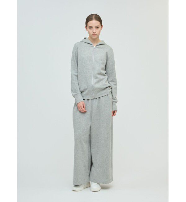 mizuiro ind「mizuiro ind 裏起毛ジップパーカー」|Tシャツ・カットソー|