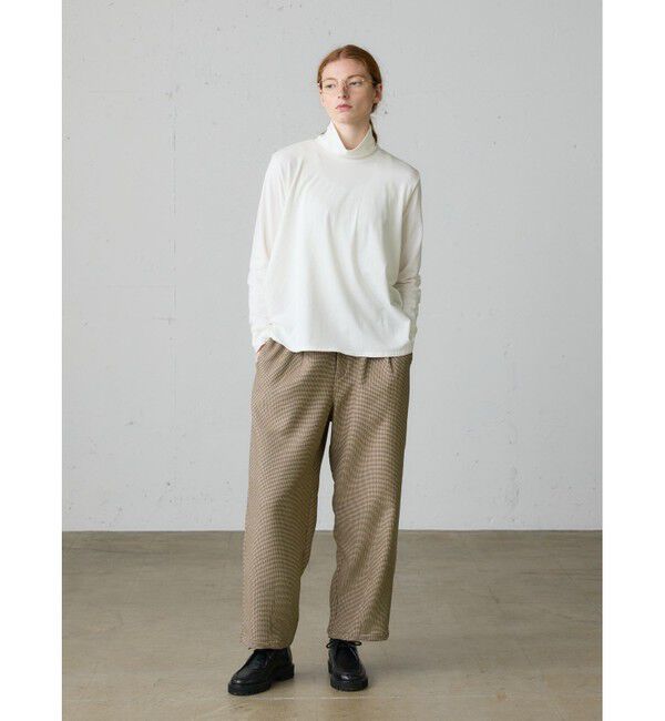 MidiUmi「MidiUmi ハイネックフレアプルオーバー」|Tシャツ・カットソー|