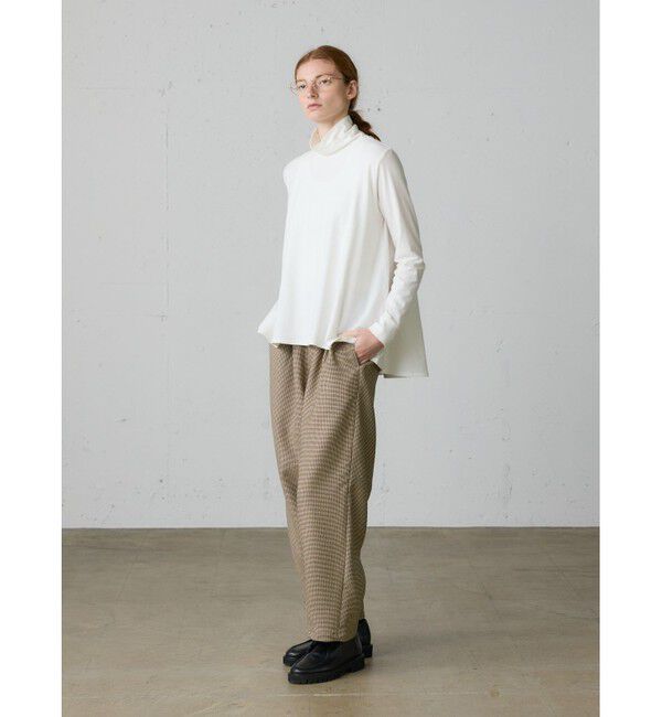 MidiUmi「MidiUmi ハイネックフレアプルオーバー」|Tシャツ・カットソー|