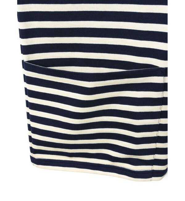 MidiUmi「MidiUmi フィッシャーマンスモックボーダーT」|Tシャツ・カットソー|