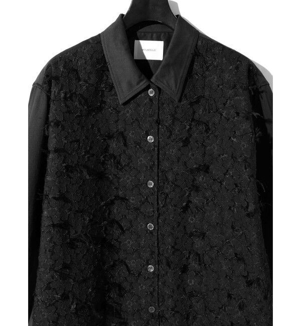 MIDIUMISOLID「MIDIUMISOLID for Ladies フロントジャカードシャツ」|シャツ・ブラウス|