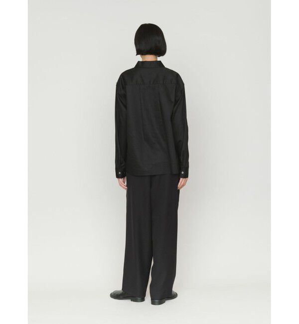 MIDIUMISOLID「MIDIUMISOLID for Ladies フロントジャカードシャツ」|シャツ・ブラウス|