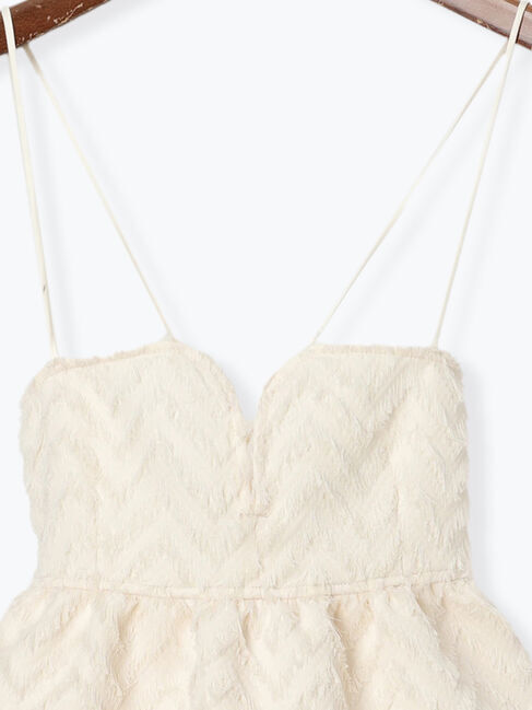 Te chichi「カットジャカードボンディングキャミソール（セットアップ可）」|シャツ・ブラウス|