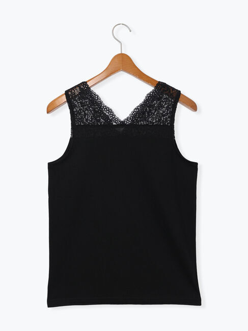 Lugnoncure「肩レースタンクトップ」|タンクトップ|