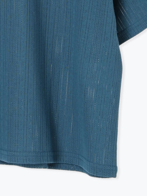 Lugnoncure「パターンメッシュTシャツ」|Tシャツ・カットソー|