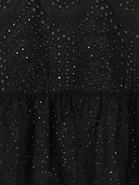 Lugnoncure「アイレットレース半袖ブラウス」|シャツ・ブラウス|