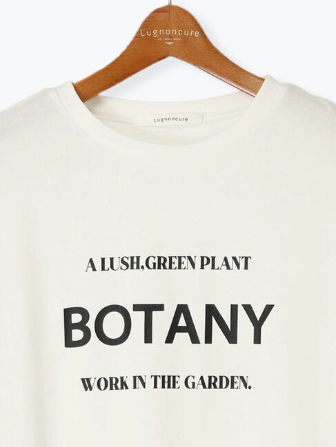 Lugnoncure「【接触冷感】フロントロゴフレンチスリーブTシャツ」|Tシャツ・カットソー|