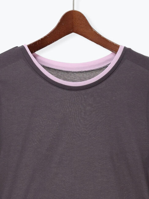 Te chichi「ハーフスリーブレイヤードシアーTOPS」|Tシャツ・カットソー|