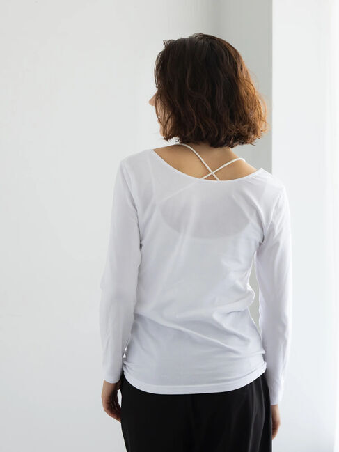 Te chichi「ヘルスヒートインナー(Uネック)」|Tシャツ・カットソー|