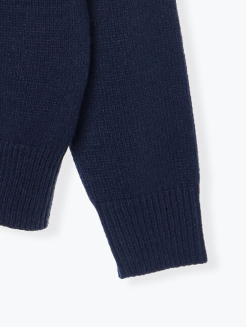 Lugnoncure「ピーチヤーン求心柄編みニット」|ニット・セーター|