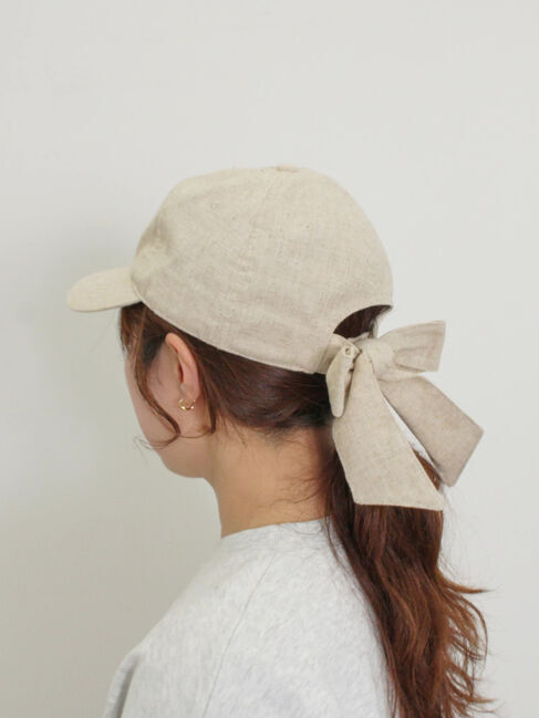 Samansa Mos2「【UVカット/消臭効果】バックリボンアソートキャップ」|その他|