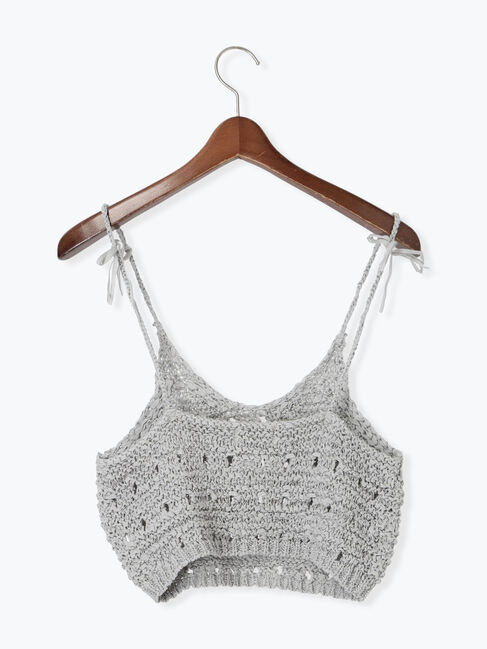 Samansa Mos2「テープヤーンビスチェ」|ダウンベスト・ベスト|