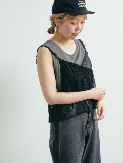 SM2「フリルレースキャミソールブラウス」|シャツ・ブラウス|
