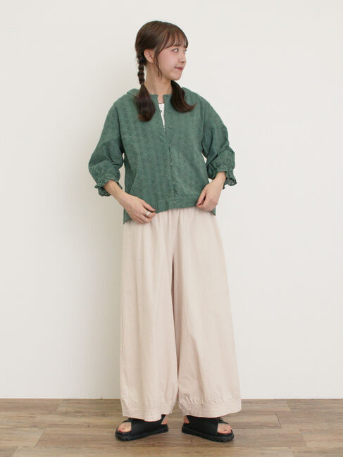 Samansa Mos2「オーバーレースちび襟ジャケット」|その他|